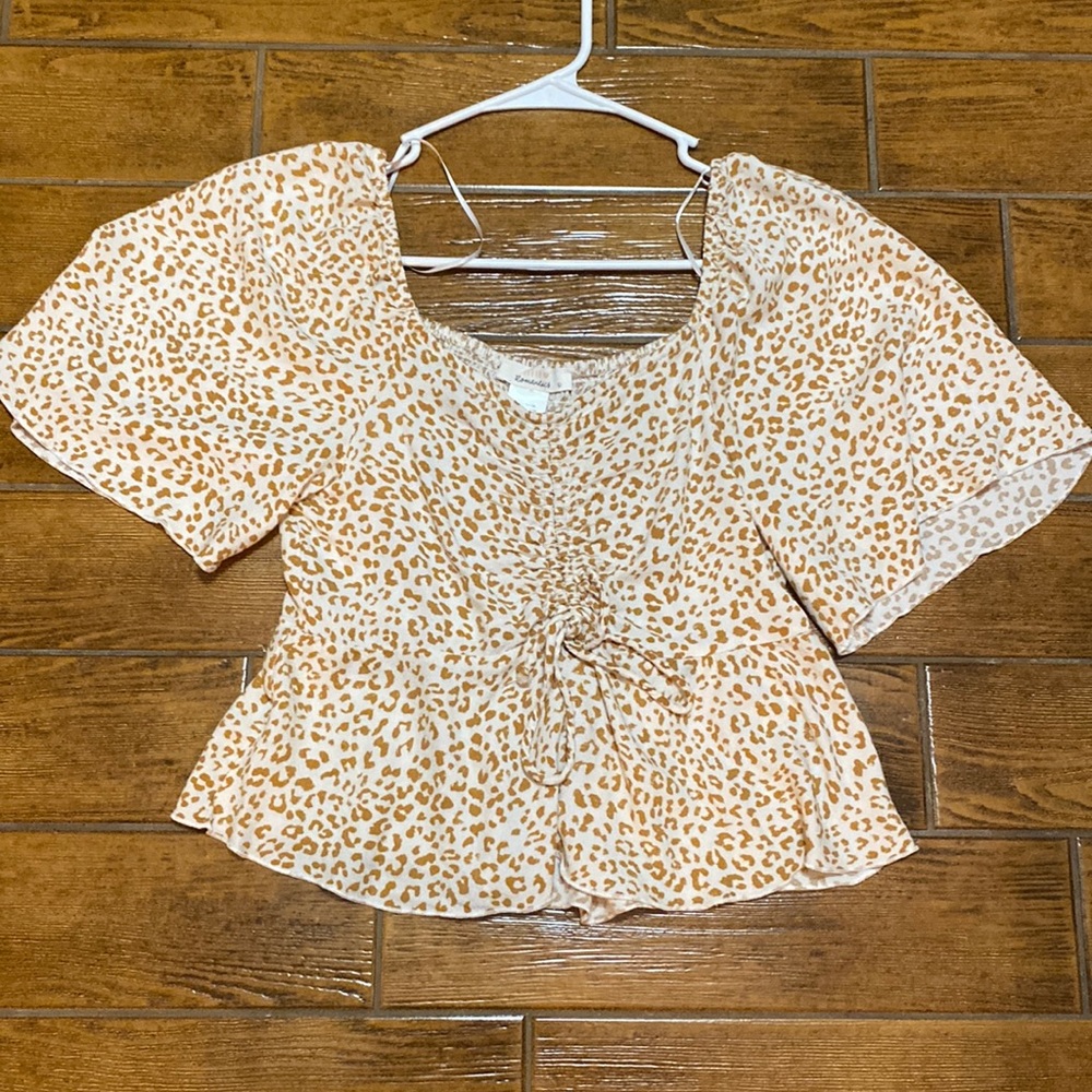 Cheetah/Leopard print top